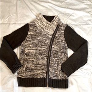 Zippersweater black gray M 10 / 12